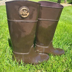 Michael Kors knee high rain boots size 7